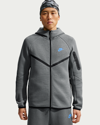 NIKEテック　パーカー　グレー　Ｌ NIKE公式】ナイキ テック メンズ フルジップ ウィンドランナー